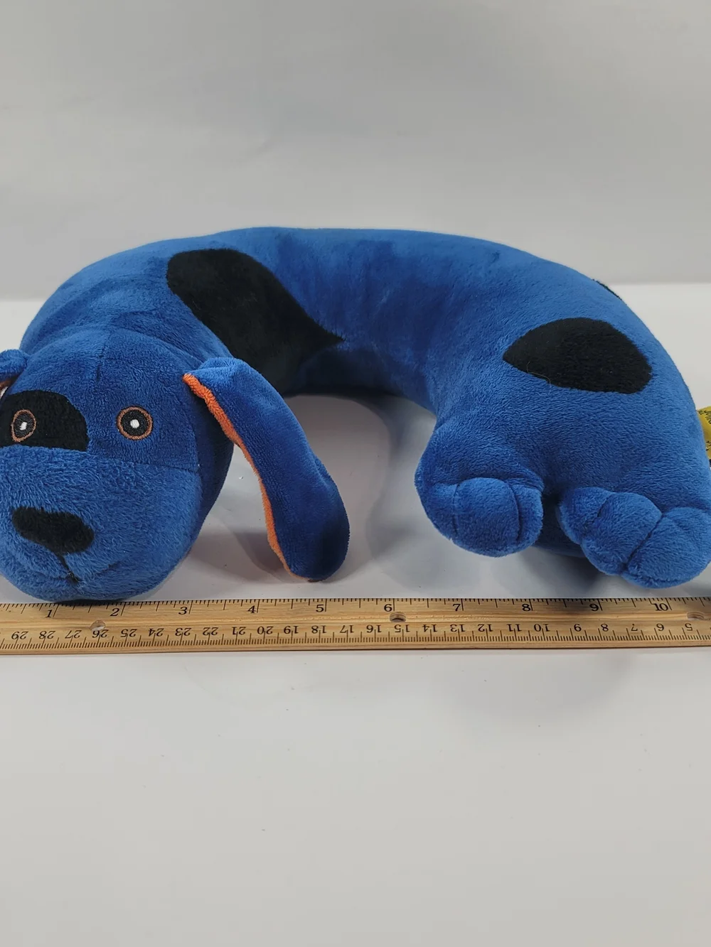 Abilitations Weighted Blue Dog Travel Neck Pillow